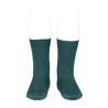 Plain stitch basic short socks OIL