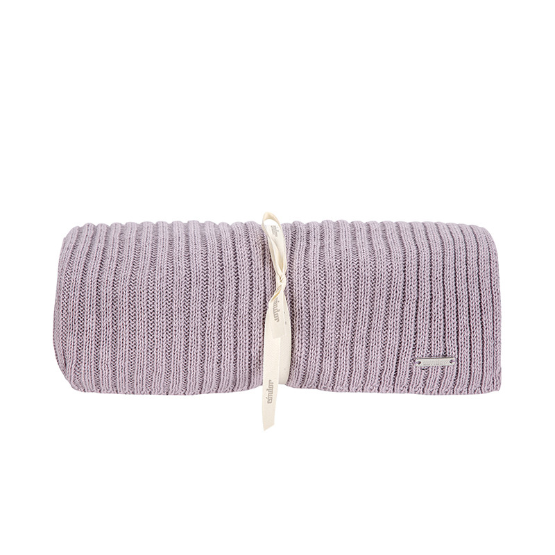 Rib cotton shawl PEARL