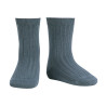 Basic rib short socks ZINC