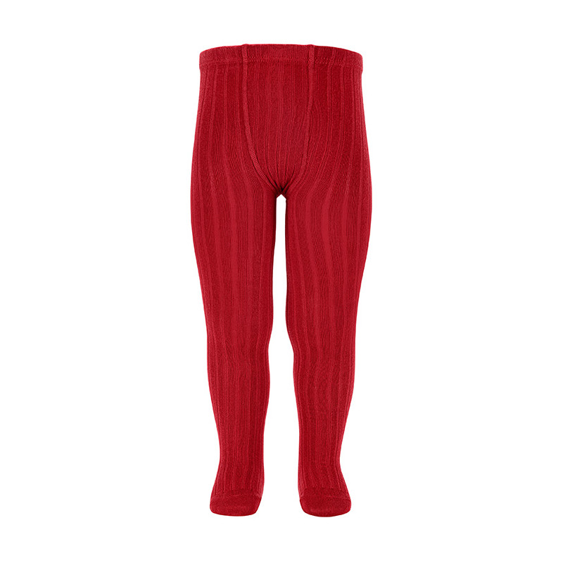 Collants basiques côtelés RED VELVET