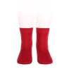 Calze corte basic a maglia rasata RED VELVET