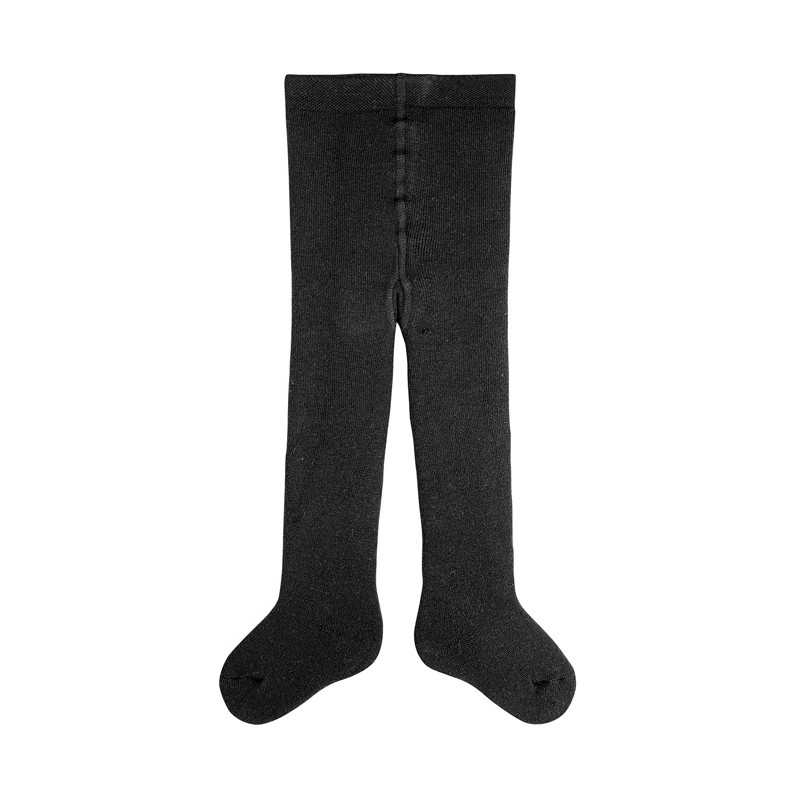 Leotardos mezcla lana merino con rizo interior NEGRO