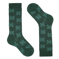 Skull fantasy knee-high...