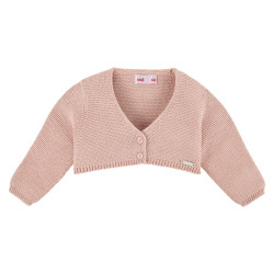 Bolero de malha ROSA VELHO