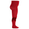 Calzamaglie a maglia rasata con fiocco velluto RED VELVET