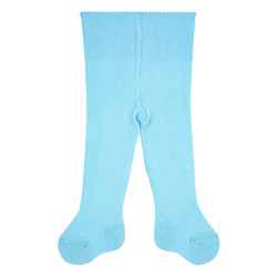 Plain knit tights with...