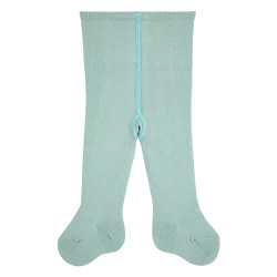 Plain knit tights with...