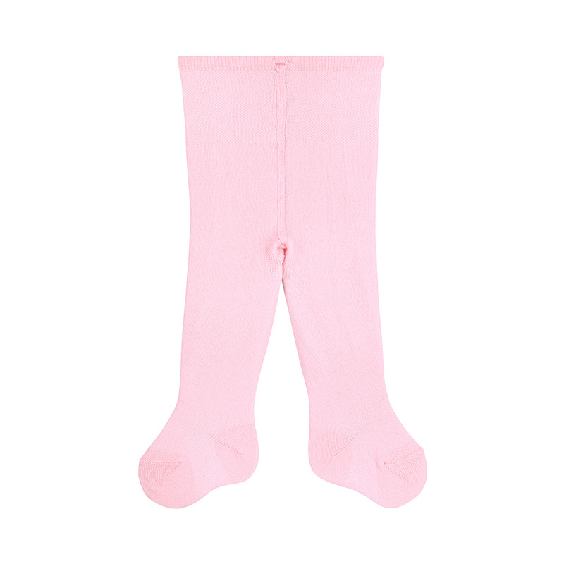 Leotardos punto liso con cinturilla antipresión ROSA
