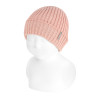 Baby rib knit hat OLD ROSE