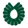 Link stitch openwork collar BOTTLE GREEN