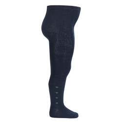 Side bobble tights NAVY BLUE