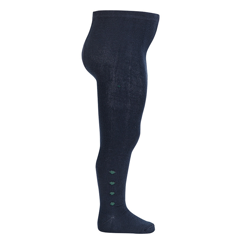 Side bobble tights NAVY BLUE