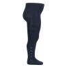 Side bobble tights NAVY BLUE