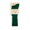 Pack 2 parells mitjons alts canalé cotó-lycra VERD AMPOLLA