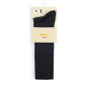 Pack 2 pares calcetines altos algodon-lycra punto liso MARINO