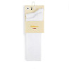 Pack 2 parells mitjons alts llisos cotó-lycra BLANC