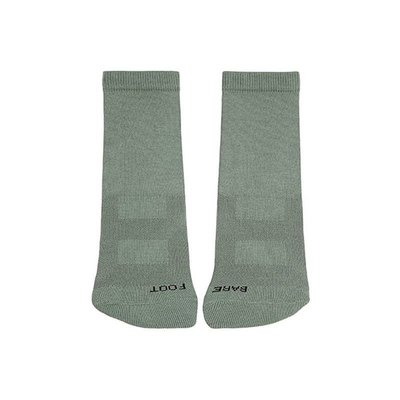 Chaussettes barefoot avec pointe en éponge VERT LICHEN