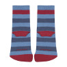 Chaussettes barefoot rayées avec point en éponge BLEU FRANCE
