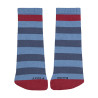 Chaussettes barefoot rayées avec point en éponge BLEU FRANCE