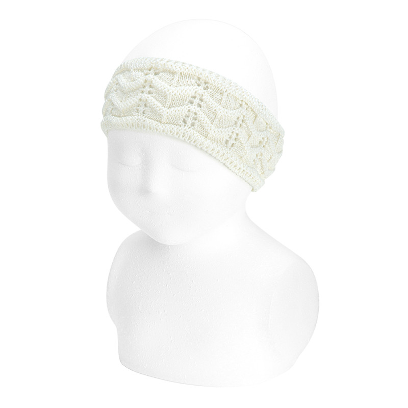 Bandeau ajouré zigzag CREME