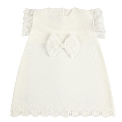 Robe p. mousse, dentelle...