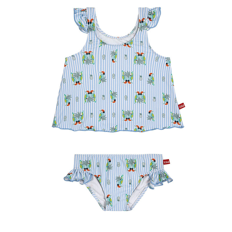 Tankini upf50 little tropic AZUL BEBE