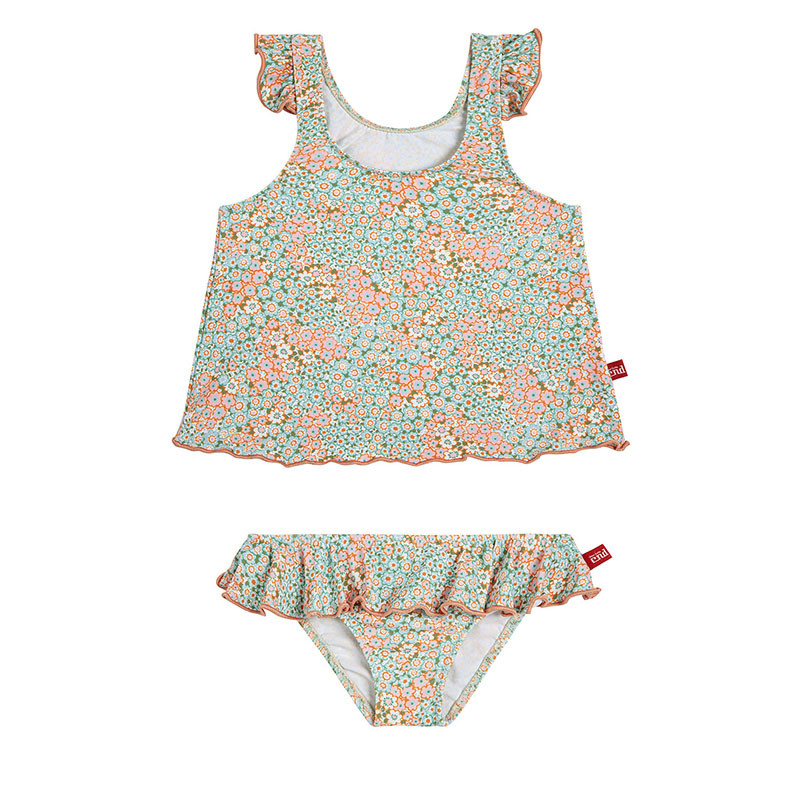 Little tropic upf50 tankini PEONY