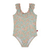 Costume bagno upf50 flower power scolloa balze PEONIA