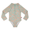 Costume bagno upf50 flower power manichelunghe PEONIA