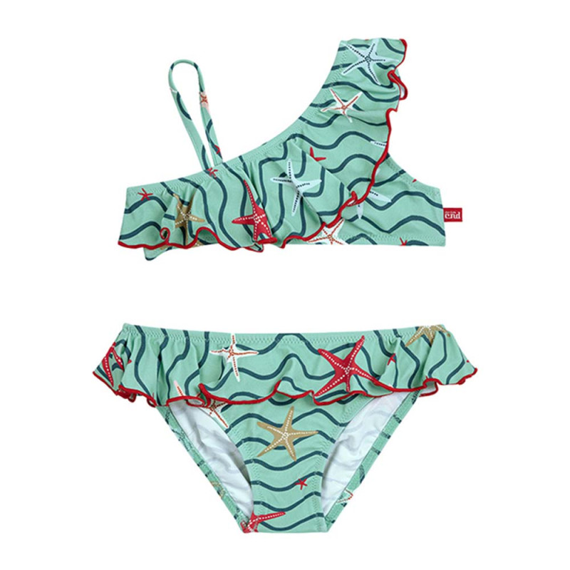 Bikini upf50 into the blue escot asimètric MENTA