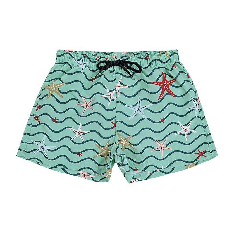 Boxer mare tessuto ecowave upf50 into the blue MENTA