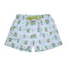 Boxer da mare tessuto ecowave upf50 little tropic CELESTE