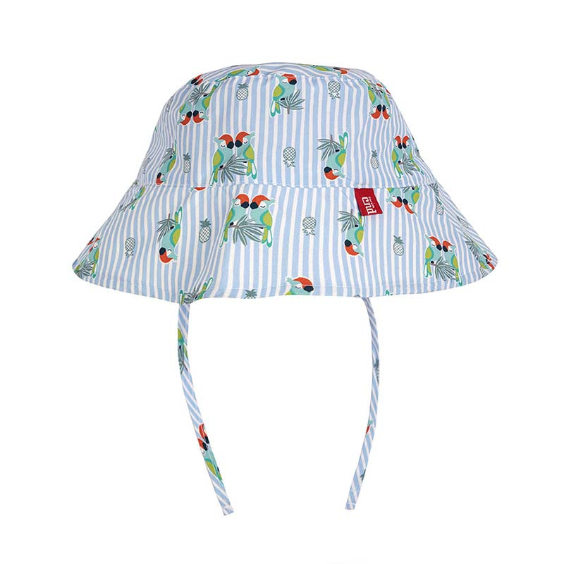 Cappello da sole upf50 little tropic CELESTE