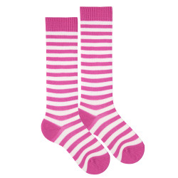 Chaussettes hautes à...