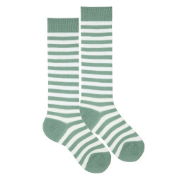Chaussettes hautes à...