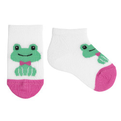 Frog fancy ankle socks