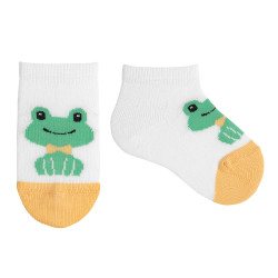 Frog fancy ankle socks