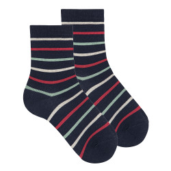 Striped short socks