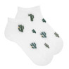 Cactus fancy trainer socks