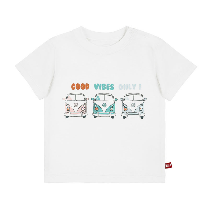 Camiseta manga corta flower power NATA
