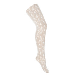 Collants cerimonie blonde