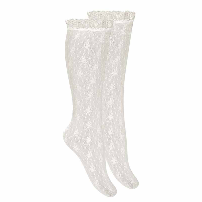 Mini collants avec blonde et dentelle