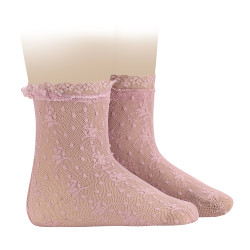 Socquettes cérémonie blonde...