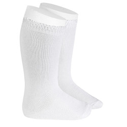 Calze lunghe in cotone con...
