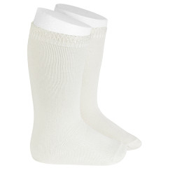 Calze lunghe in cotone con...
