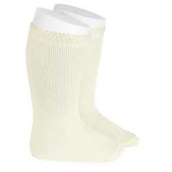 Chaussettes hautes en coton...