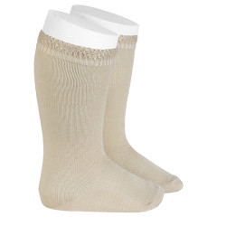 Calze lunghe in cotone con...