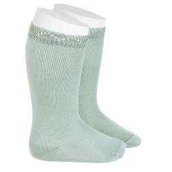 Calze lunghe in cotone con...