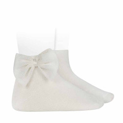 Socquettes avec noeud en tulle