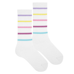 Meias altas punho americano...